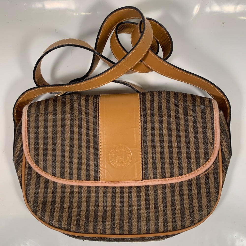 Fendi purse handbag rare authentic shoulder clutch
